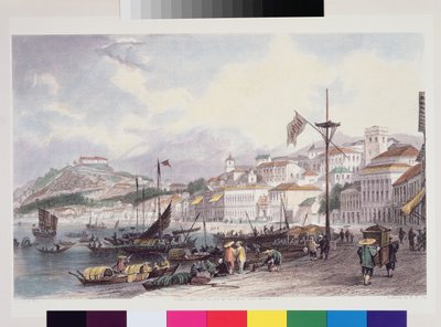 Pria Grande, Macao, c.1850 - Thomas Allom